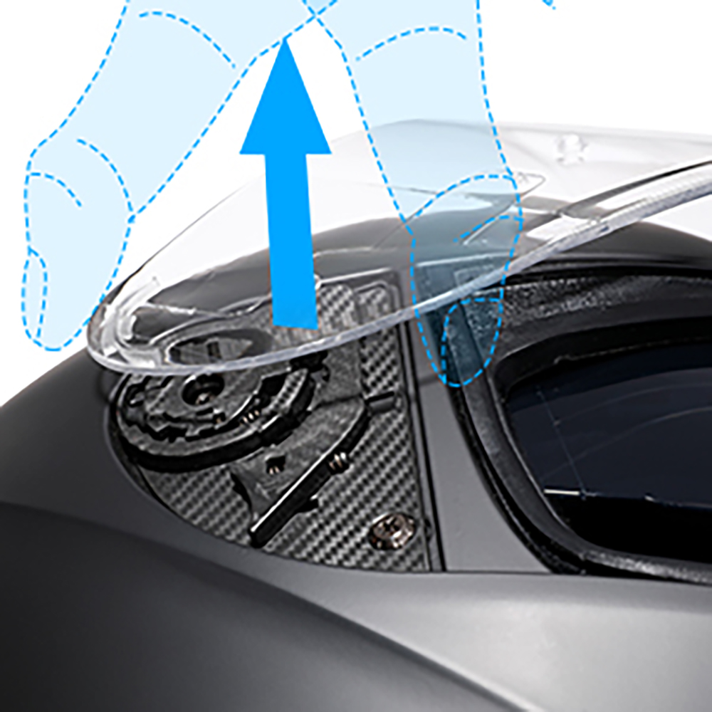 Helmenvizier voor CYRIL AH17 L - Full Face Helmet Carbon Fiber recensie en prijs