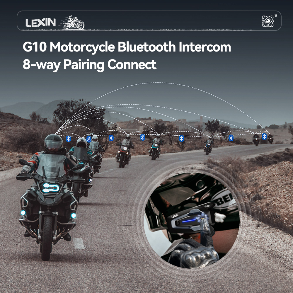 NEW-LEXIN G10 Motorhelm Interc - Motorcycle Helmet Bluetooth Built In recensie en prijs