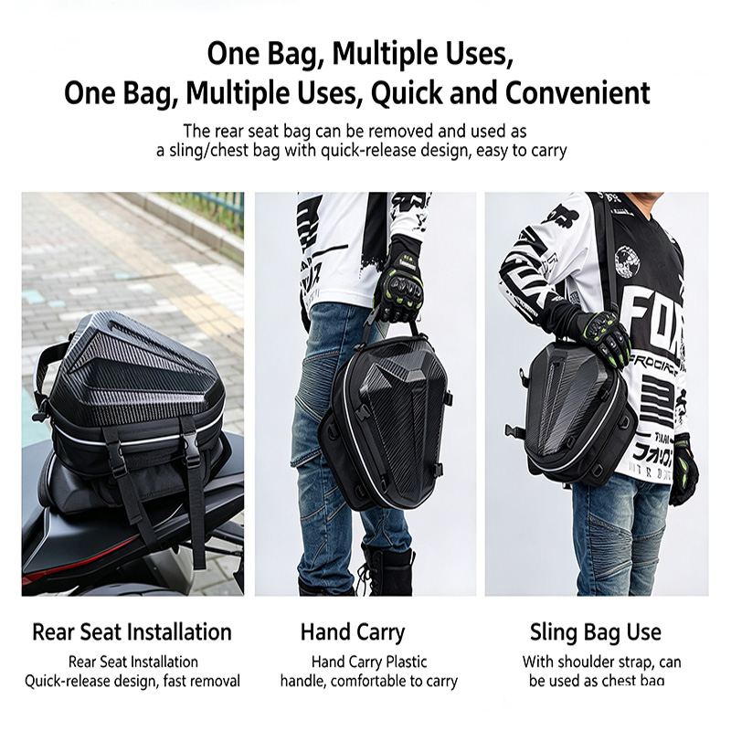 Waterdichte motorfiets achtert - Motorcycle Helmet Bag Backpack recensie en prijs
