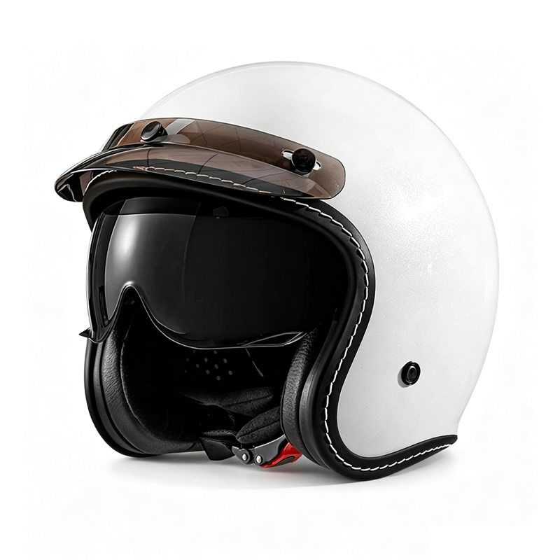 Retro open-face 3/4 halve moto - Motorcycle Helmet Sun Visor Inner recensie en prijs