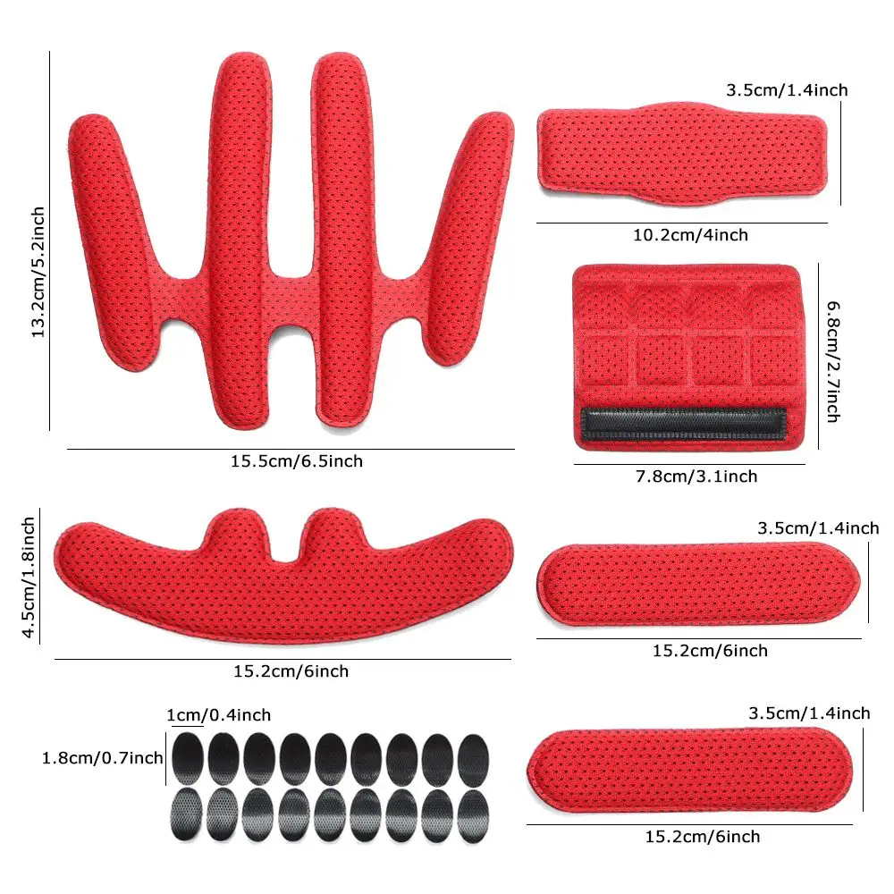 1Set Universele Helm Schuimkus - Helmet Replacement Liner Pads recensie en prijs