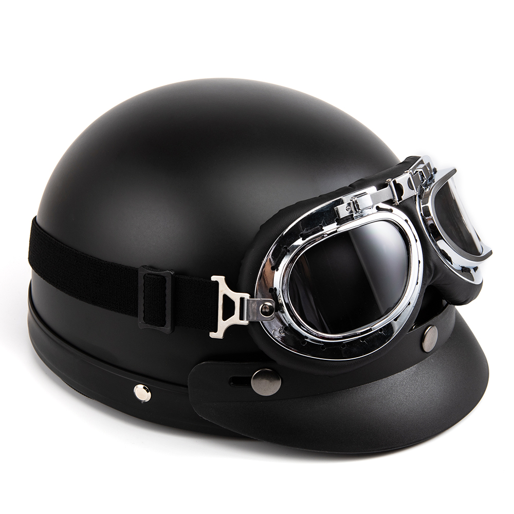 Motorhelm Open Gezicht Retro C - Open Face Helmet Retro Vintage recensie en prijs