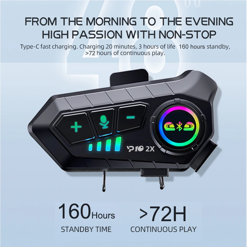 Y10 2x Motorfiets Intercom Blu - Motorcycle Helmet Bluetooth Built In recensie en prijs