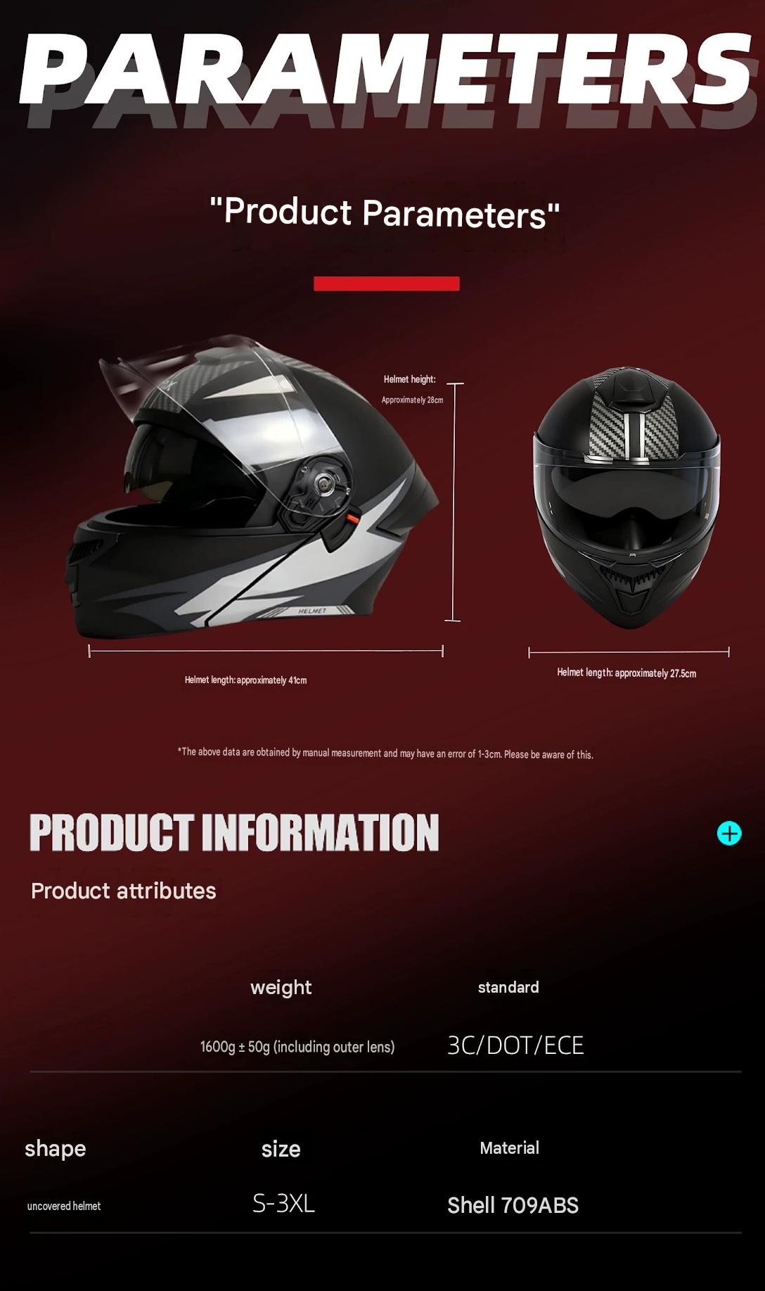 Modulaire flip-up helm voor al - Motorcycle Helmet Sun Visor Inner recensie en prijs
