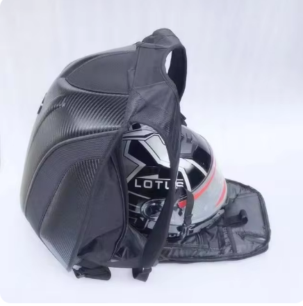 Nieuwe koolstofvezel waterdich - Motorcycle Helmet Bag Backpack recensie en prijs
