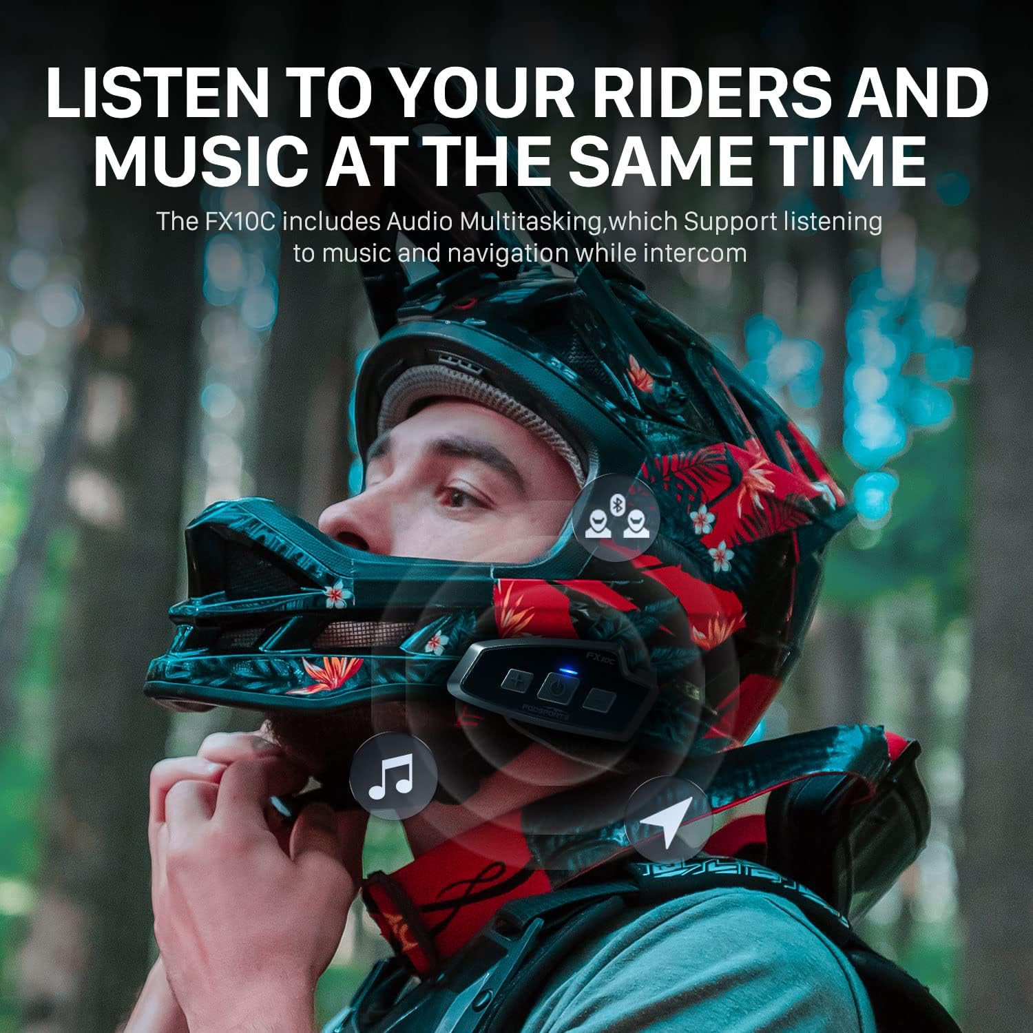 Fodsports FX 10C Motorfiets Me - Motorcycle Helmet Bluetooth Built In recensie en prijs