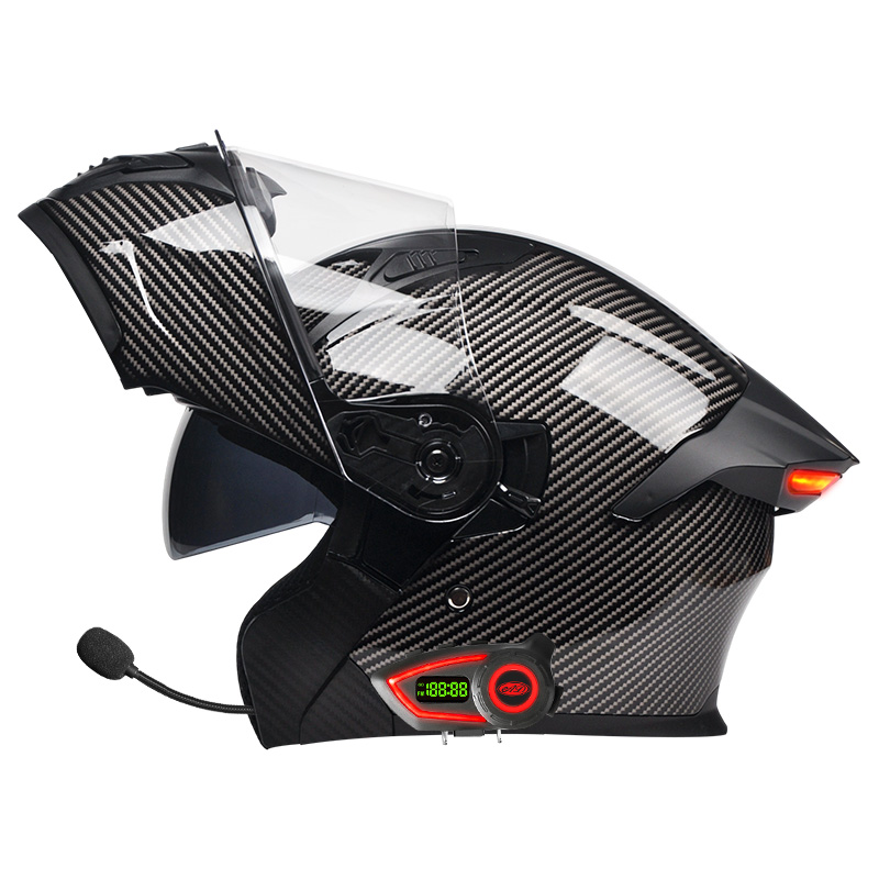 ABS Materiaal Motorhelmen Dubb - Modular Motorcycle Helmet Dot Approved recensie en prijs
