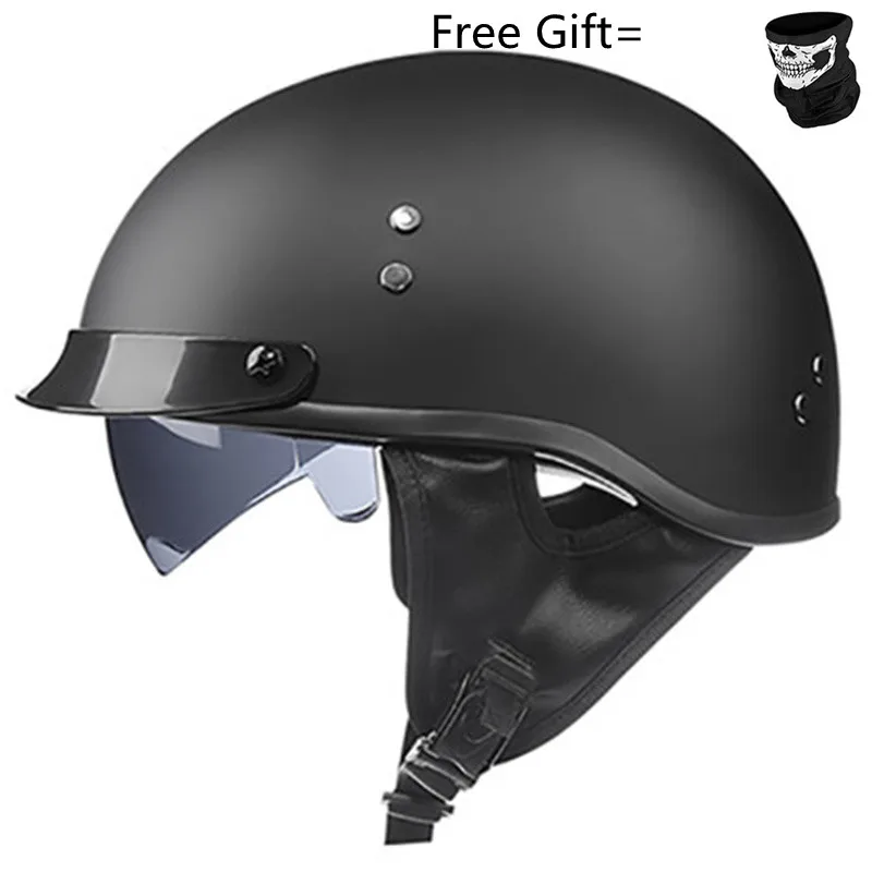 Vintage half gezicht motorhelm - Motorcycle Helmet Sun Visor Inner recensie en prijs