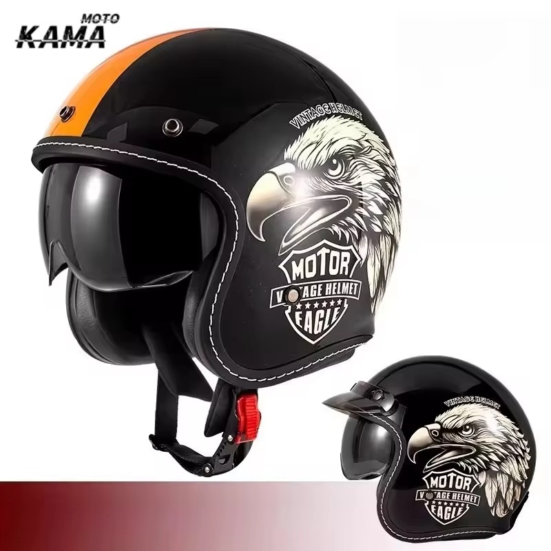 HOT Open Face Motorhelm Vintag - Open Face Helmet Retro Vintage recensie en prijs