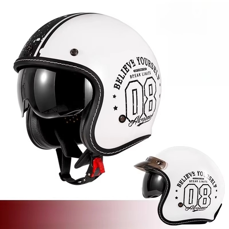 HOT Open Face Motorhelm Vintag - Open Face Helmet Retro Vintage recensie en prijs
