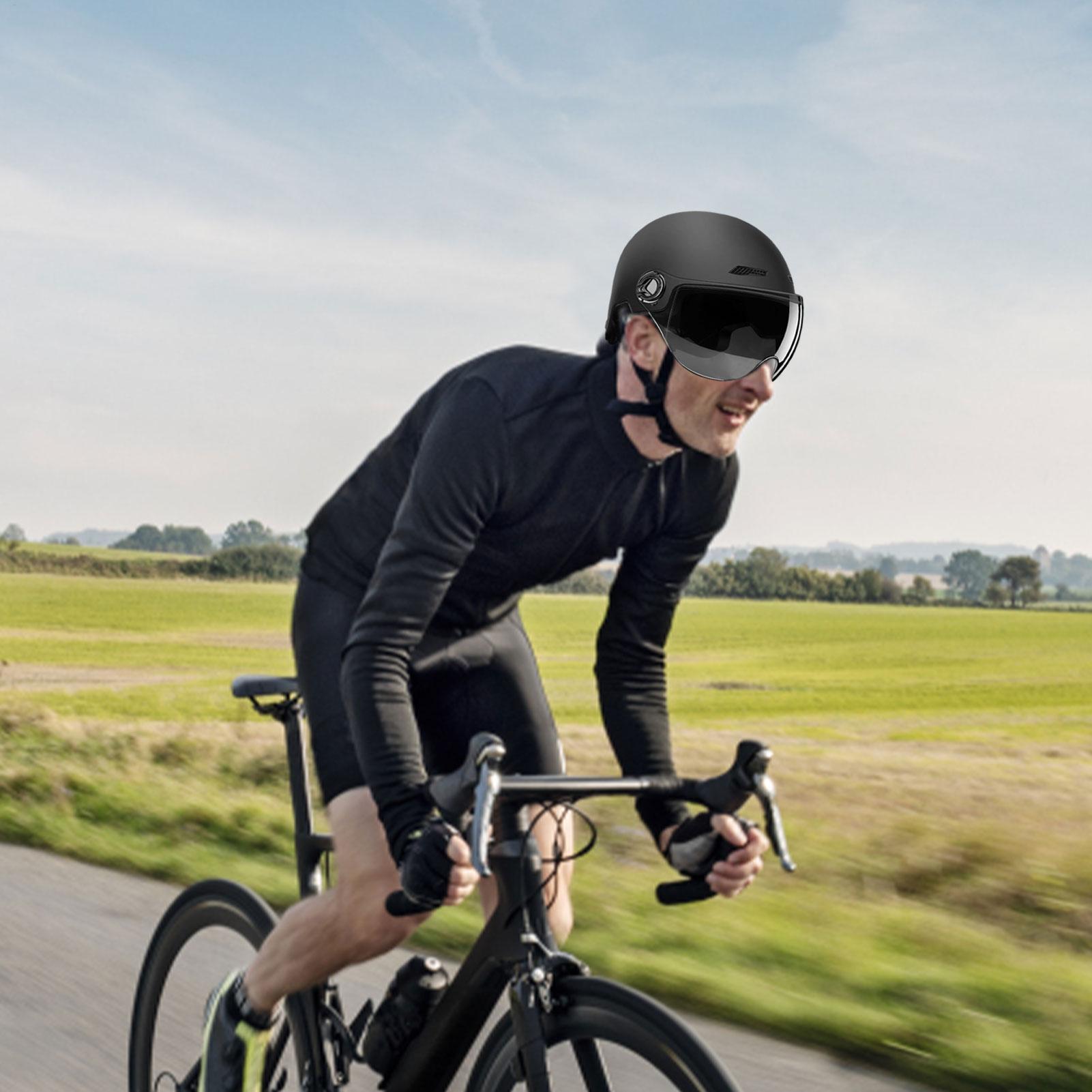 Fietshelm met zonneklep, open  - Motorcycle Helmet Sun Visor Inner recensie en prijs